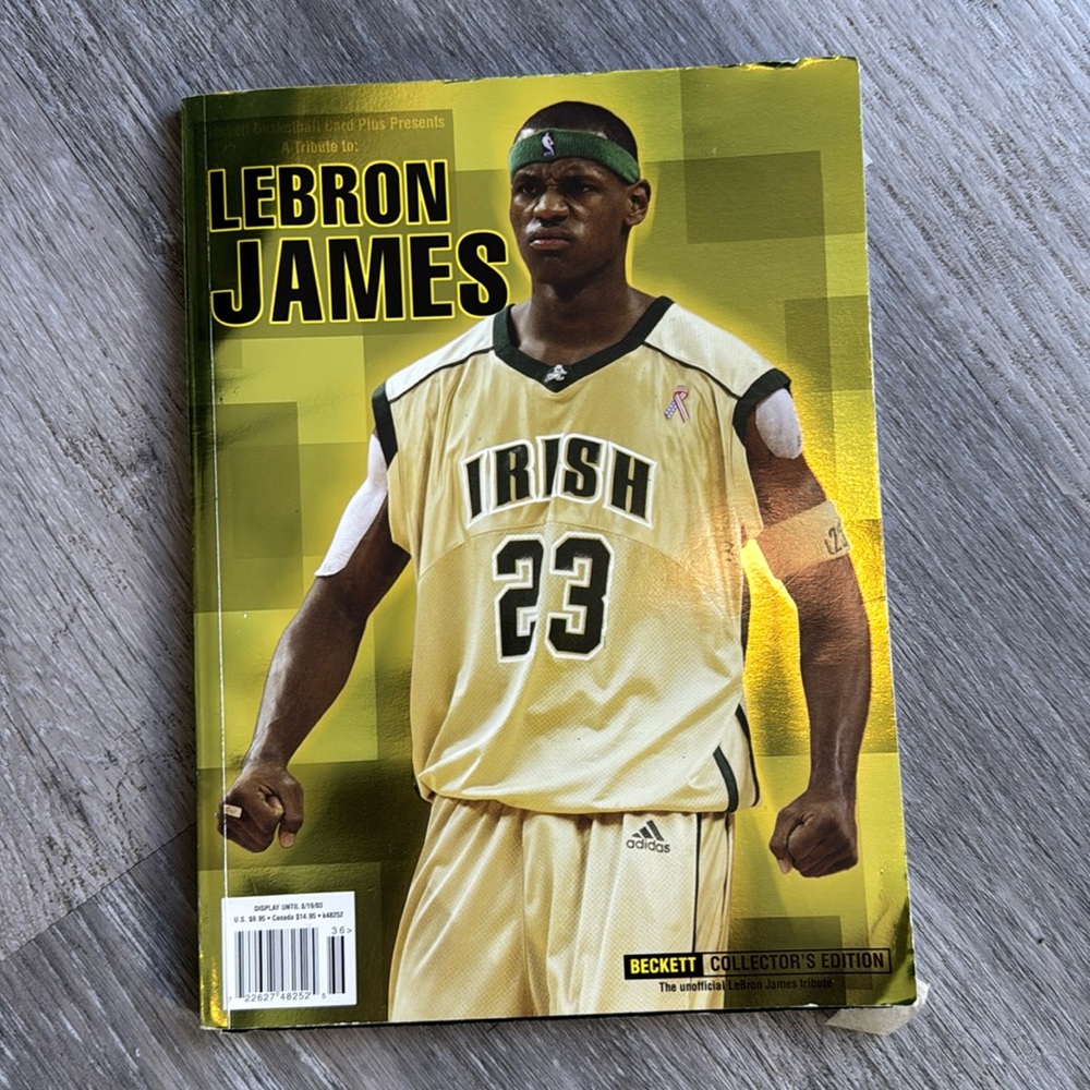 Lebron James collectors book
